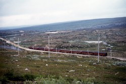 Nordlandbahn at the Arctic Circle