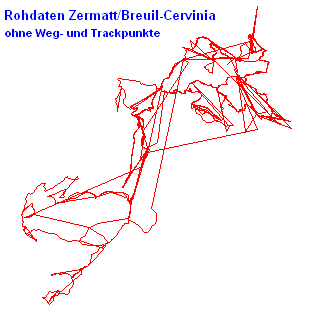 Zermatt/Breuil-Cervinia GPS Rohdaten