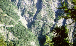 Abfahrt vom Col d'Allos