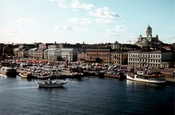 Ausfahrt Helsinki - Segelboote