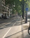 Radweg in Paris