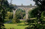 Paris 2025, frhere Eisenbahnbruecke bei Neuve-Maison