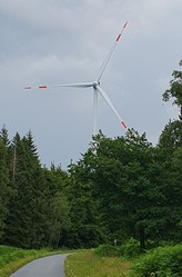 Paris 2025, Windrad auf der Vennbahntrasse