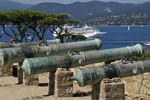 Saint Tropez, Kanonen auf der Festung