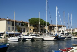 Côte d'Azur - Port Grimaud, Blick auf Saint Tropez