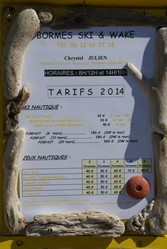Côte d'Azur - Wasserski Tarife