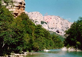 Gorges du Verdon, unten am Fluss