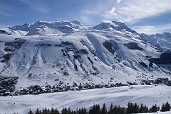Les Deux Alpes - Blick vom Vallée Blanche zur la Meije