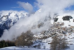 Les Deux Alpes - Ort von Süden