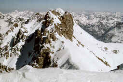 Nebelhorn - Gipfelblick nach Sden