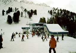 Im Skigebiet