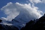 Zermatt - Matterhorn in Wolken