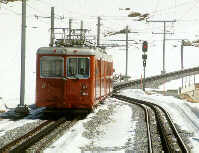 Rack train to Gornergrat