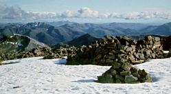 snow on top of Ben Nevis